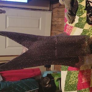 Express Sequin Peplum Top